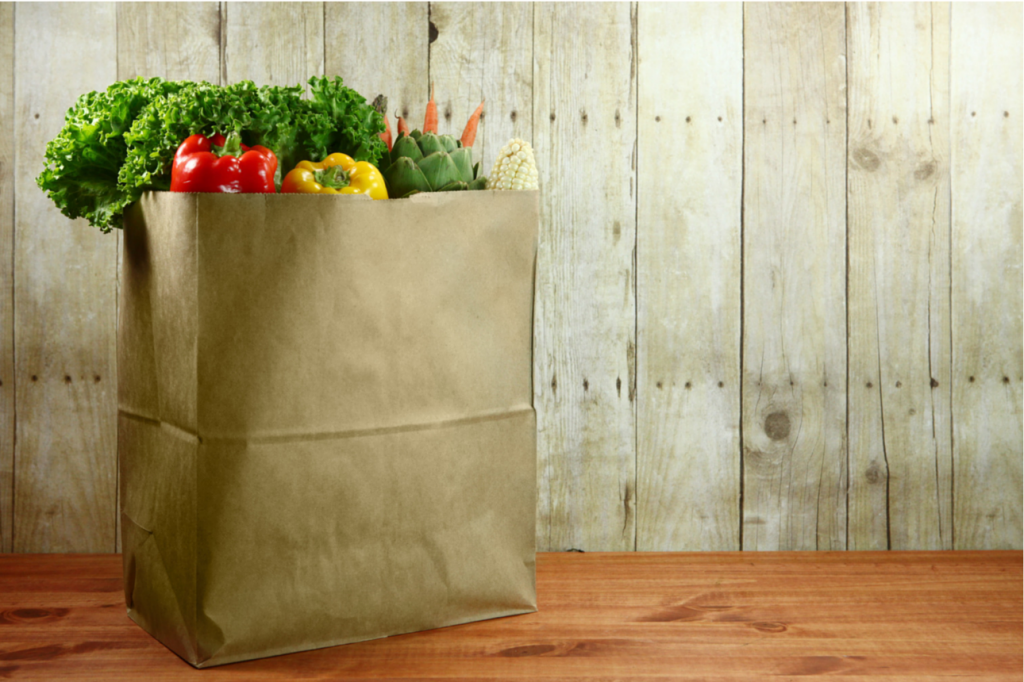 Bag of groceries
