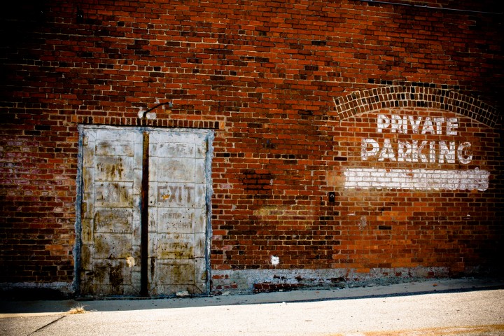 Brick Wall Private Parking