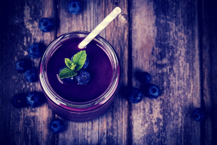 Blueberry smoothie