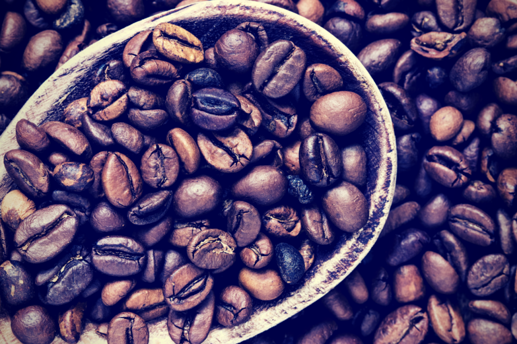 Coffee Beans and Spoon