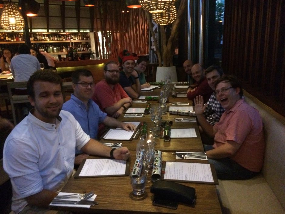 Dinner with the Human Made guys at Prospress meetup