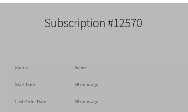 subscriptions page